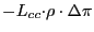$ -{\small L} _{cc}{\small\cdot\rho\cdot\Delta\pi}$