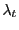 $ \lambda _t$