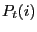 $ P_{t}(i)$