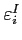 $\varepsilon_{i} ^{I}$