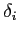 $\delta_{i}$