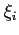 $\xi_{i}$