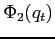 $\displaystyle \Phi_2(q_t)$