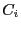 $ C_{i}$