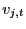 $ v_{j,t}$