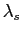 $ \lambda_{s}$