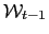 $ \mathcal{W}_{t-1}$