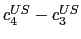 $ c_{4}^{US}-c_{3}^{US}$