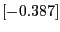 $[-0.387]$