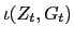 $ \iota(Z_{t},G_{t})$