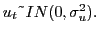 $ u_{t}\symbol{126}IN(0,\sigma_{u}^{2} ).$