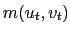 $m(u_t,v_t)$