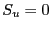 $ S_u=0$