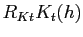 $ R_{Kt} K_{t}(h)$
