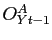 $ O^{A}_{Yt-1}$