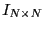 $ I_{N\times N}$