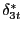 $ \delta _{3t}^{\ast}$