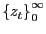 $ \left\{ z_{t}\right\} _{0}^{\infty}$