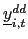 $ \underline{y}_{i,t}^{dd}$
