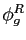$ \phi_{g}^{R}$