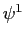 $ \psi^{1}$