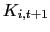 $ K_{i,t+1}$