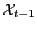 $ \mathcal{X}_{t-1}$
