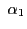 $ \, \, \alpha_{1}$