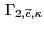 $ \, \Gamma_{2,\widetilde{c},\kappa}$