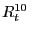 $ R_{t}^{10} $
