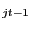 $ _{jt-1}$