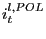 $ i_{t}^{l,POL}$