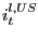 $ i_{t}^{l,US}$