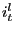 $ i_{t}^{l}$