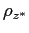 $ \rho_{z^{\ast}}$
