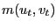 $ m(u_{t}, v_{t})$