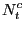 $\displaystyle N_{t}^{c}$