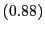 $ \left( 0.88\right) $