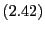 $ \left( 2.42\right) $