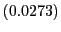 $ \left( 0.0273\right) $
