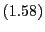 $ \left( 1.58\right) $