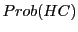 $\displaystyle Prob(HC)$