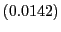 $ (0.0142)$