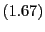 $ \left( 1.67\right) $