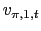 $ v_{\pi,1,t}$