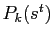 $ P_{k}(s^{t})$