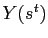$ Y(s^{t})$
