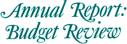 Annual Report: Budget Review