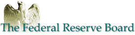 The Federal Reserve Board
    eagle logo links to home page