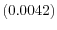  \left( 0.0042\right) 